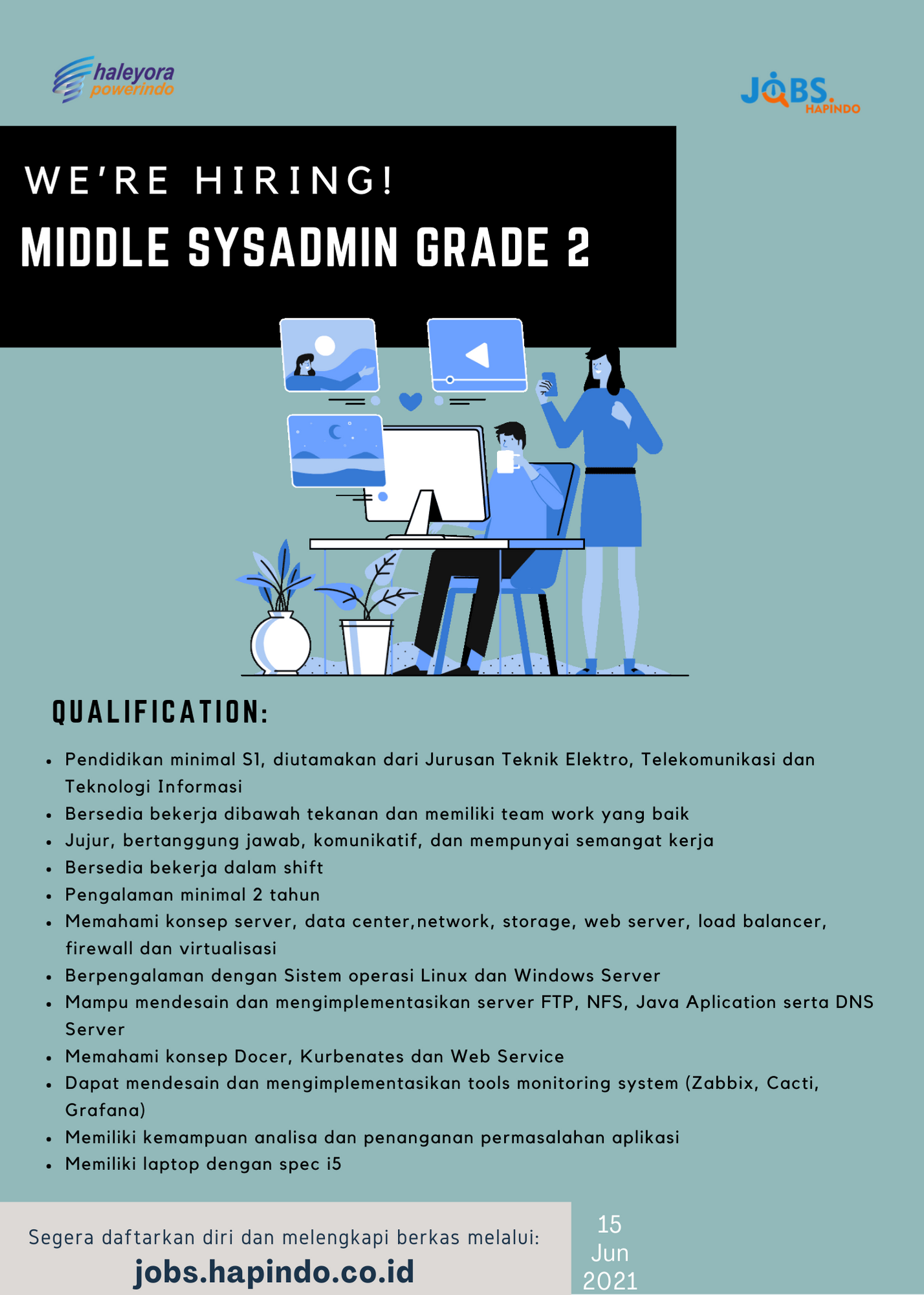 Middle Sysadmin Grade 2