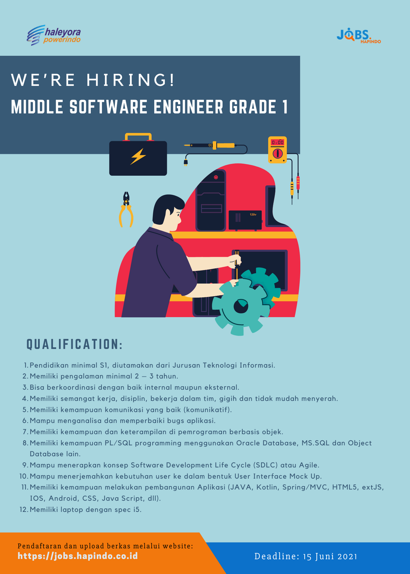 Middle Software Engineer Grade 1