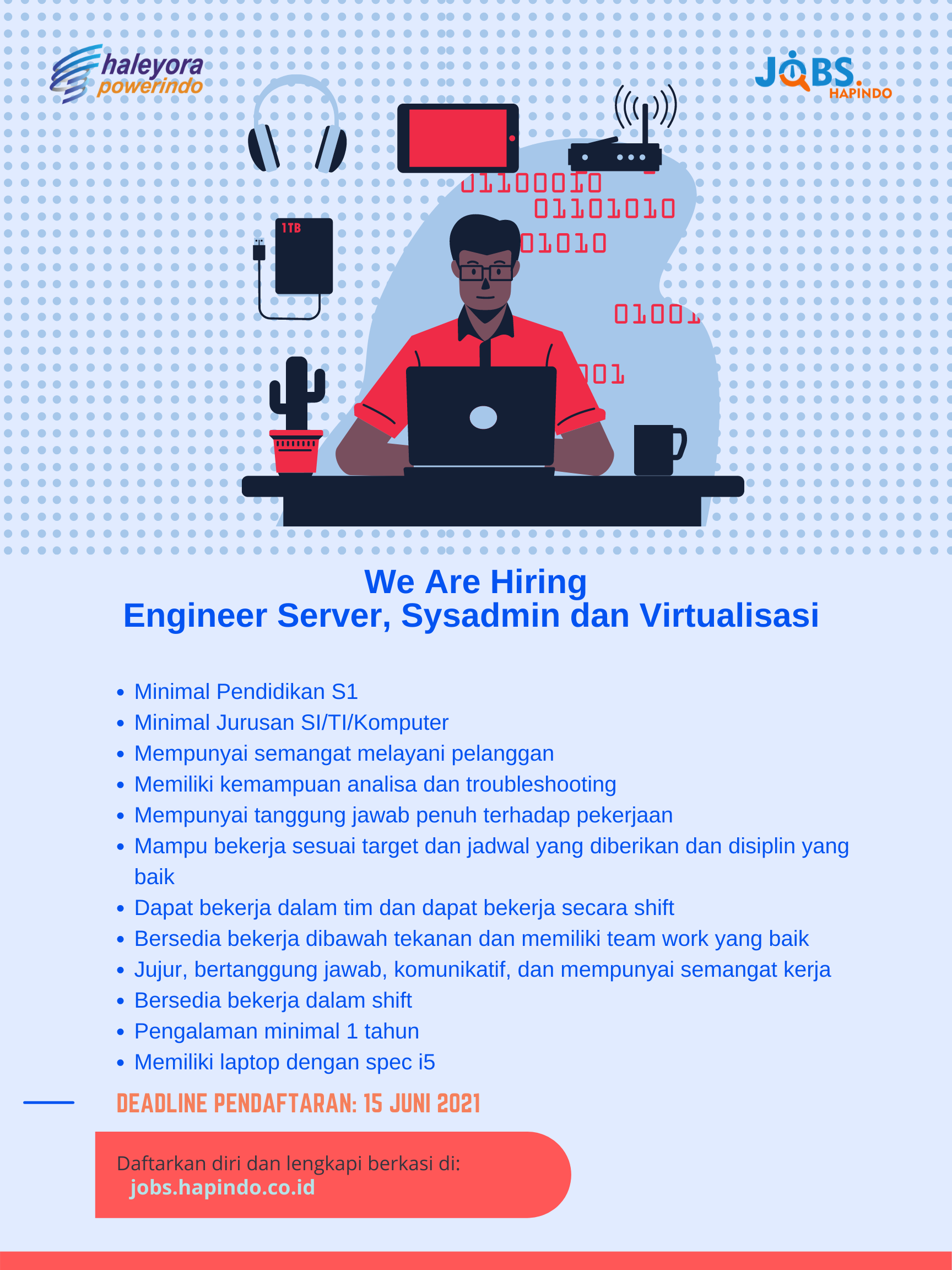 Engineer Server, Sysadmin, Virtualisasi